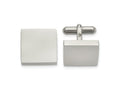 FJC Finejewelers Stainless Steel Polished Square Cufflinks 19 x 17 mm