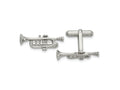FJC Finejewelers Stainless Steel Polished Trumpet Cufflinks 28 mm