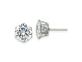 FJC Finejewelers Stainless Steel Polished Round CZ Stud Post Earrings 10 x 10 mm