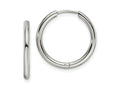 FJC Finejewelers Stainless Steel Polished 2mm Endless Hinged Hoops 18 mm x 19 mm