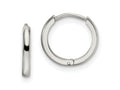 FJC Finejewelers Stainless Steel Polished 1.4mm Endless Hinged Hoops 11 mm x 11 mm