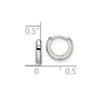 FJC Finejewelers Stainless Steel Polished 2mm Endless Hinged Hoops 8 mm x 9 mm