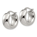FJC Finejewelers Stainless Steel Polished Hoop Earrings 21 x 21 mm