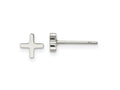 FJC Finejewelers Stainless Steel Button Polished X Post Earrings 6 x 5 mm