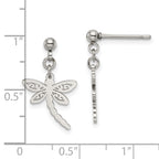 FJC Finejewelers Stainless Steel Polished Dragonfly Post Dangle Earrings 23 x 15 mm