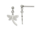FJC Finejewelers Stainless Steel Polished Dragonfly Post Dangle Earrings 23 x 15 mm