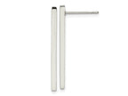 FJC Finejewelers Stainless Steel Dangle Polished Bar Post Earrings 30 x 2 mm