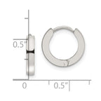 FJC Finejewelers Stainless Steel Polished 2.2mm Hinged Hoop Earrings 13 mm x 13 mm
