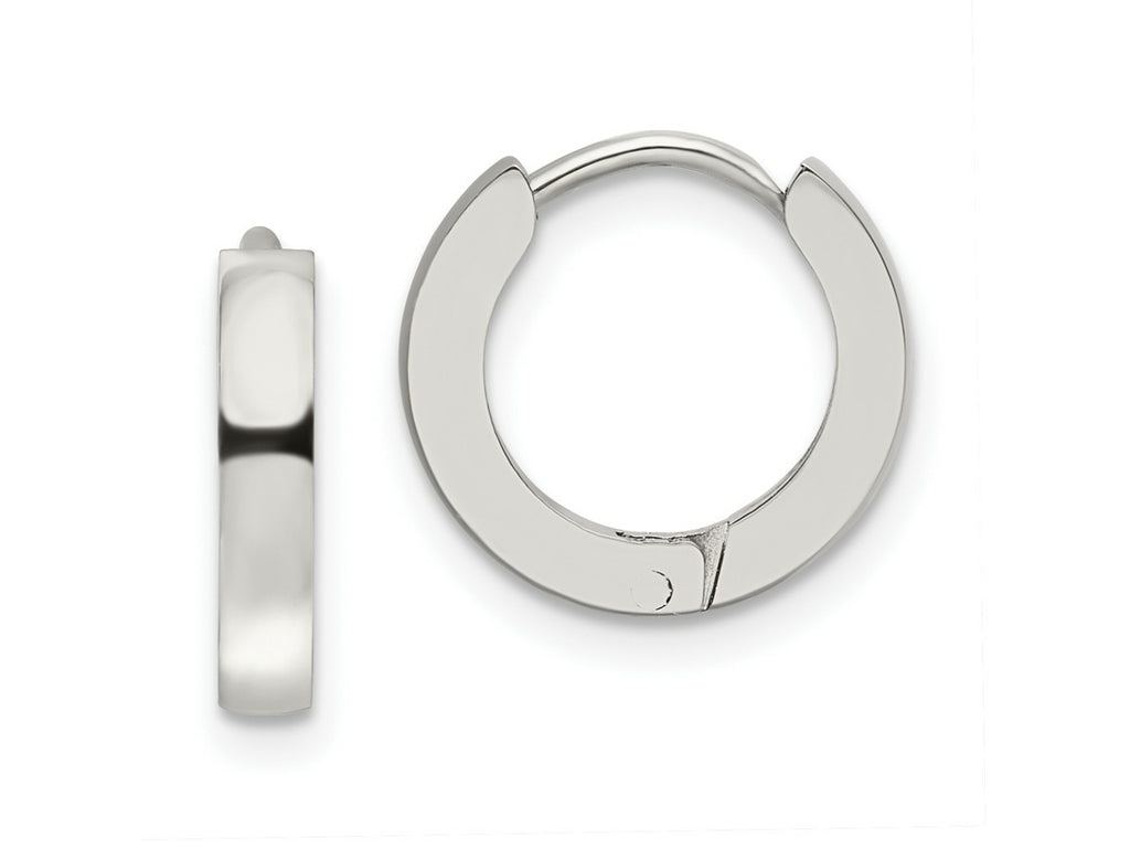 FJC Finejewelers Stainless Steel Polished 2.2mm Hinged Hoop Earrings 13 mm x 13 mm