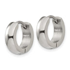 FJC Finejewelers Stainless Steel Polished 4mm Hinged Hoop Earrings 13 mm x 13 mm