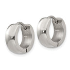FJC Finejewelers Stainless Steel Polished 5mm Hinged Hoop Earrings 13 mm x 13 mm