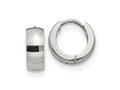 FJC Finejewelers Stainless Steel Polished 5mm Hinged Hoop Earrings 13 mm x 13 mm