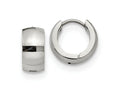 FJC Finejewelers Stainless Steel Polished 6mm Hinged Hoop Earrings 13 mm x 13 mm