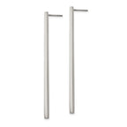 FJC Finejewelers Stainless Steel Polished Long Bar Post Dangle Earrings 60 x 3 mm