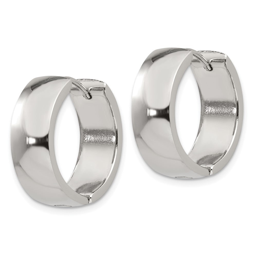 FJC Finejewelers Stainless Steel Polished 6mm Hinged Hoop Earrings 19 mm x 20 mm