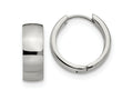 FJC Finejewelers Stainless Steel Polished 6mm Hinged Hoop Earrings 19 mm x 20 mm