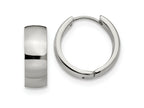FJC Finejewelers Stainless Steel Polished 6mm Hinged Hoop Earrings 19 mm x 20 mm