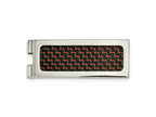 FJC Finejewelers Stainless Steel Polished with Black and Red Carbon Fiber Inlay Money Clip 53 x 20 mm