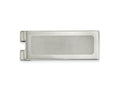 FJC Finejewelers Stainless Steel Polished Laser Cut Center Money Clip 54 x 20 mm
