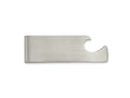 FJC Finejewelers Stainless Steel Brushed Bottle Opener Money Clip 65 x 20 mm