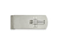 FJC Finejewelers Stainless Steel Brushed and Polished Cross Money Clip 52 x 19 mm