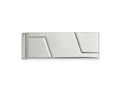 FJC Finejewelers Stainless Steel Polished Grooved Money Clip 59 x 20 mm