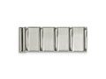 FJC Finejewelers Stainless Steel Polished and Brushed Money Clip 52 x 19 mm