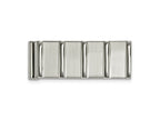 FJC Finejewelers Stainless Steel Polished and Brushed Money Clip 52 x 19 mm