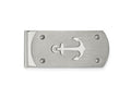FJC Finejewelers Stainless Steel Brushed and Polished Anchor Money Clip 51 x 22 mm
