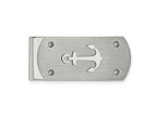 FJC Finejewelers Stainless Steel Brushed and Polished Anchor Money Clip 51 x 22 mm