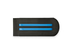 FJC Finejewelers Stainless Steel Brushed and Polished Black/Blue IP-plated Money Clip 50 x 19 mm