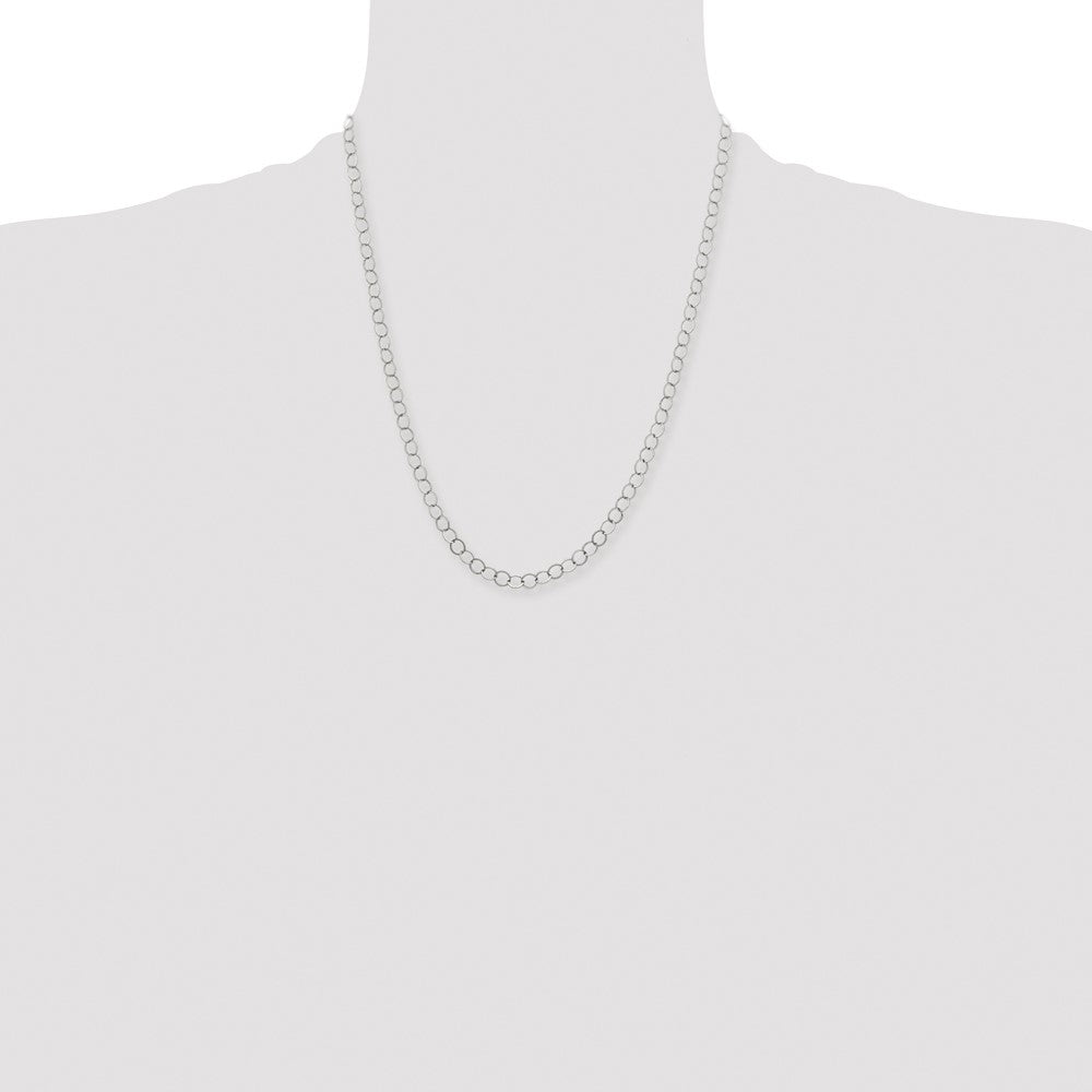 FJC Finejewelers Stainless Steel Other Chain Polished Circle Link 22in Necklace 22 Inches x 6 mm