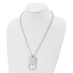 FJC Finejewelers Stainless Steel Dog Tag Brushed Functional Bottle Opener 22in Necklace 22 Inches x 30.44 mm