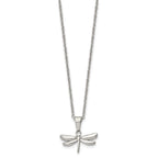 FJC Finejewelers Stainless Steel Cable Polished Dragonfly 22in Necklace 22 Inches x 22.25 mm