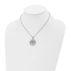 FJC Finejewelers Stainless Steel with Preciosa Crystal Tree of Life with 2in ext Necklace 16 Inches x 23.95 mm
