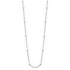 FJC Finejewelers Stainless Steel Cable Polished Stars Necklace 35 Inches x 8.77 mm