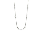 FJC Finejewelers Stainless Steel Cable Polished Stars Necklace 35 Inches x 8.77 mm