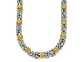 FJC Finejewelers Stainless Steel Fancy Polished Yellow IP-plated Necklace 24 Inches x 8.5 mm