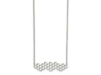 FJC Finejewelers Stainless Steel Fancy Honeycomb Necklace 19 Inches x 11.39 mm