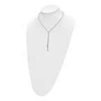 FJC Finejewelers Stainless Steel Fancy Polished with 3.5in Dangle 16.5in Necklace 19.5 Inches x 5.74 mm