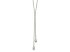 FJC Finejewelers Stainless Steel Fancy Polished with 3.5in Dangle 16.5in Necklace 19.5 Inches x 5.74 mm