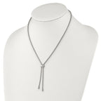 FJC Finejewelers Stainless Steel Polished Fancy Adjustable up to 20.5in Necklace 20.5 Inches x 6.2 mm
