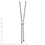 FJC Finejewelers Stainless Steel Polished Fancy Adjustable up to 20.5in Necklace 20.5 Inches x 6.2 mm