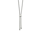 FJC Finejewelers Stainless Steel Polished Fancy Adjustable up to 20.5in Necklace 20.5 Inches x 6.2 mm