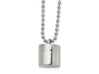FJC Finejewelers Stainless Steel Polished Capsule that Opens Necklace 22 Inches x 15.02 mm