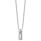 FJC Finejewelers Stainless Steel Ball Polished Capsule that Opens 22in Necklace 22 Inches x 10.97 mm