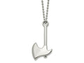 FJC Finejewelers Stainless Steel Polished Hatchet Necklace 22 Inches x 26.83 mm