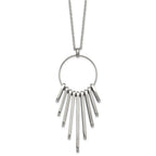 FJC Finejewelers Stainless Steel Fancy Polished Necklace 20 Inches x 30.4 mm