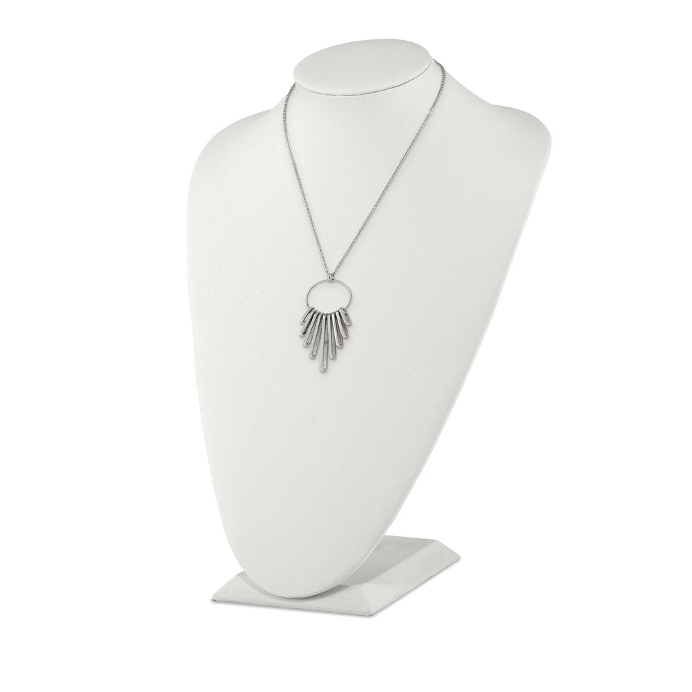 FJC Finejewelers Stainless Steel Fancy Polished Necklace 20 Inches x 30.4 mm