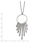 FJC Finejewelers Stainless Steel Fancy Polished Necklace 20 Inches x 30.4 mm